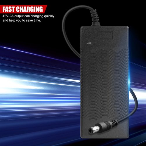 42V 2A Scooter Battery Charger Portable Reusable Charger Suitable for Electric Skateboard Vehicle(2A（US Standard）)