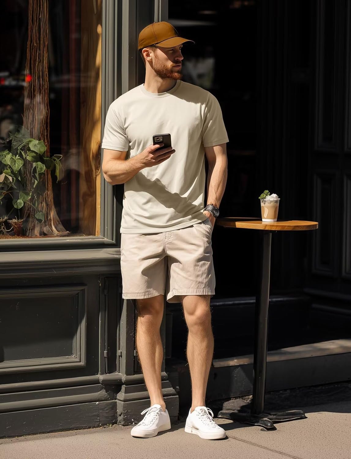 Zengjo Men's Crewneck T-Shirts - Soft, Relaxed Fit Basic Tees in Comfortable Triblend Fabric