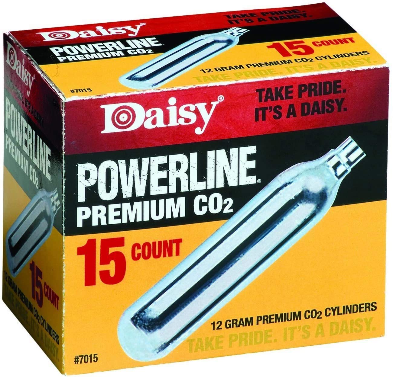 Outdoor Products 15 ct. CO2 (Silver, 12 gm), Model: 997015-611 (15 Count 12 gm CO2 cylinders(New Edition)) Q