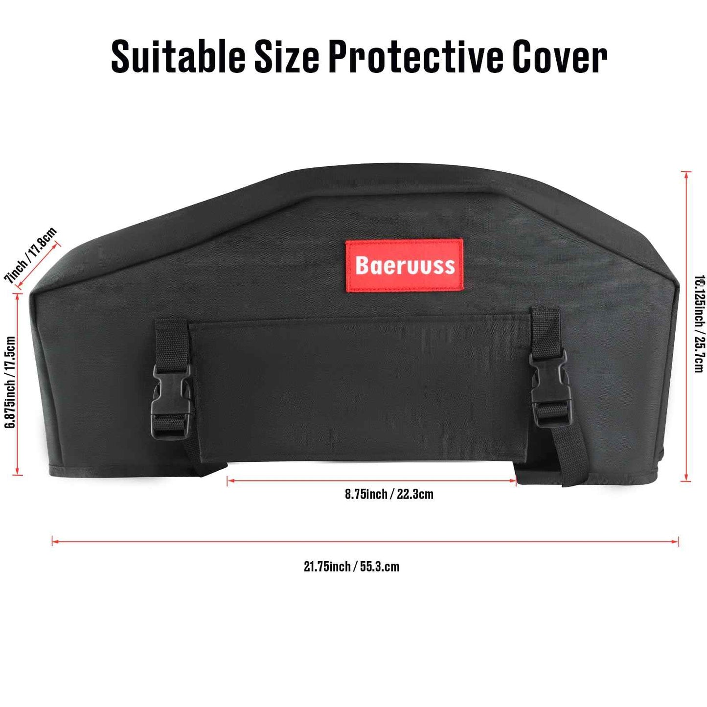 Winch Cover,Heavy Duty UV-resistant Waterproof Winch Protective Cover for Electric Winches 8000-12000 lbs up to 13500 lbs,Indoor/Outdoor Winch Accessories