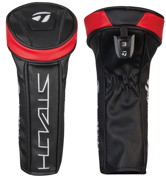 Taylormade New Golf Stealth Black/Red Fairway Wood Headcover