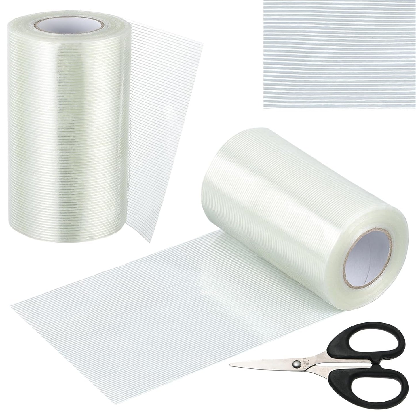 Skiennix 5-Inch × 70FT RV Awning Repair Tape - Heavy-Duty Waterproof & UV-Proof Patch Kit with Scissors