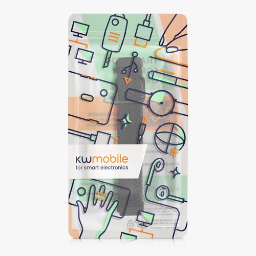 kwmobile Nylon Band Compatible with Huawei Band 7 - Replacement Strap for Fitness Tracker