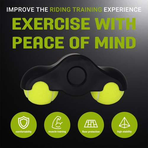 4 Pack Bike Trainer Rocker Feet, Indoor Bike Trainer Stand Rocker Feet Adapters, Indoor Cycling Snap Rocker Feet Adapters with 8 Pack Tennis Balls for Wahoo Kickr Core 1,Indoor Cycling Accessories