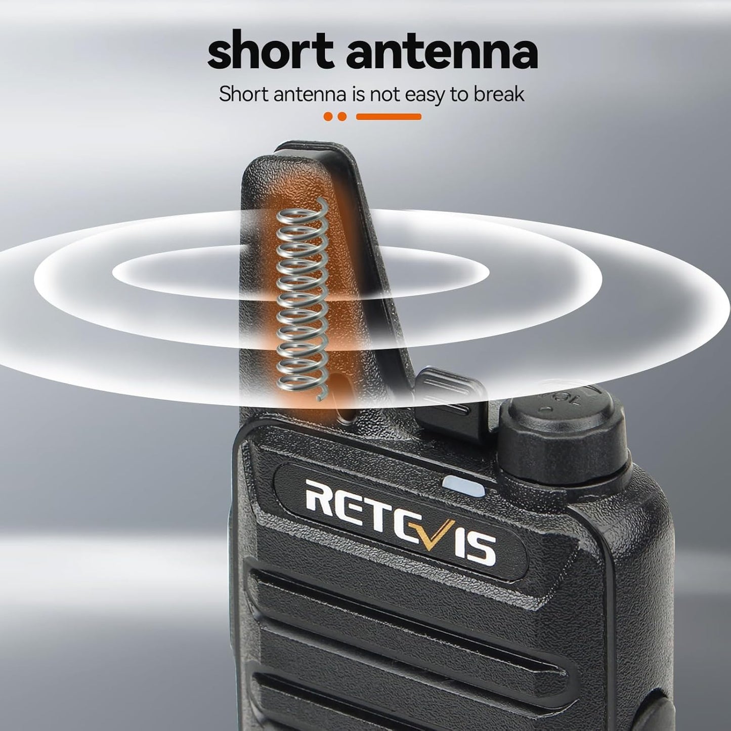 Retevis RT22 Two Way Radio - Long Range Rechargeable Walkie Talkies | Portable USB-C Charging (4 Pack)