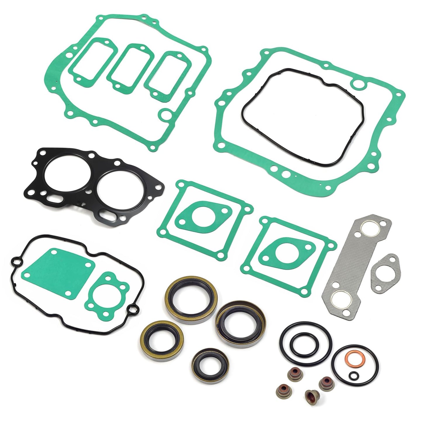 Piston & Ring Oversize Bore 0.25mm & Gasket Seal Rebuild Kit Compatible with EZGO 4 Cycle Gas Golf Cart Fuji Robin 295cc EH29C Engine 1991-2008