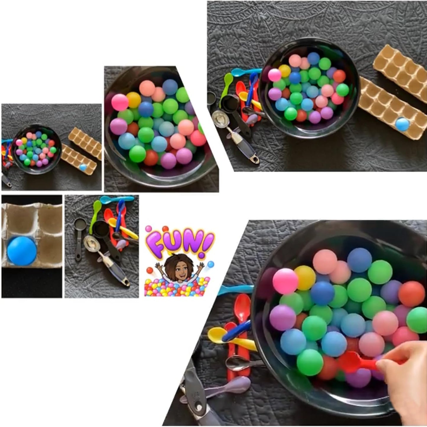 XIPEGPA Table Tennis Balls - 40mm Ping Pong Balls for Game Parties | 30 or 80 Pack Options