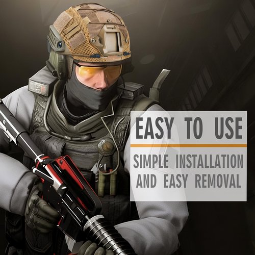 ActionUnion Tactical Airsoft Paintball Fast Helmet with Cover PJ Type Adjustable Protective NVG Mount for Sports Hunting Shooting