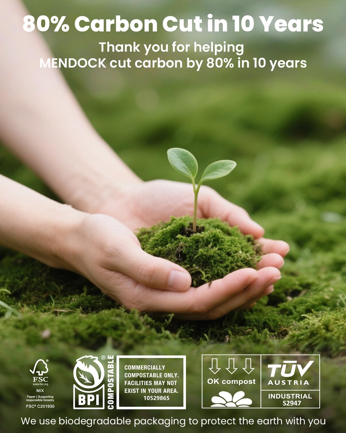 MENDOCK Passage Door Lever Dummy GreenShield Exterior Interior Door Handle for Hallway Closet Heavy Duty Non-Locking Lever Sets No Key Door Knob for Right Left Handed Door (1 Pack, Matte Black)