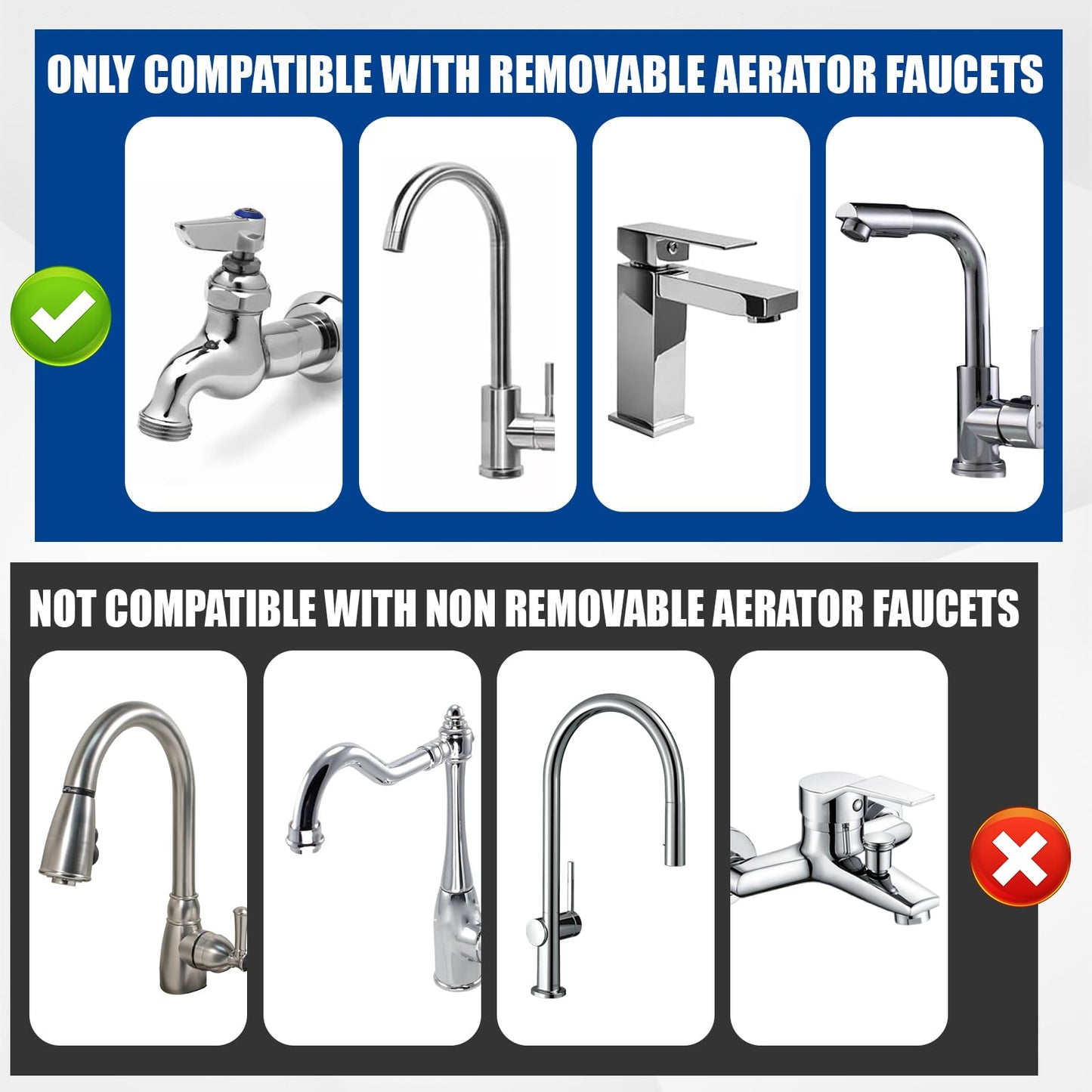 Dishwasher Snap Coupling Adapter, Faucet Adapter for Portable Washer Compatible with Danco Part #10521 - Brass 15/16 in.-27M or 55/64 in.-27F x 3/4 in Sink Faucet to Garden Hose Adapter