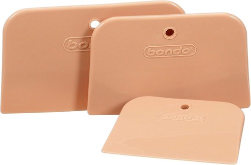 Bondo 3-Pack Spreader Set - Versatile Tools in 3 Sizes for Smooth Finishing