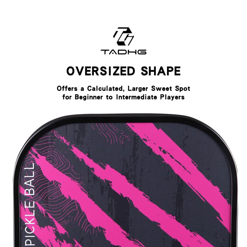 TADHG Pickleball Paddle T700 Raw Carbon Fiber 16mm Control Honeycomb Core Frosted Grit Surface Balanced Power & Spin Racket for Intermediate and Advanced Players (Dewclaw)