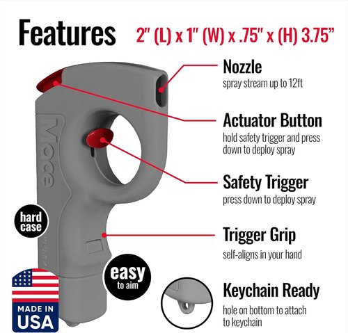 Mace Pocket Model Pepper Spray - Compact Self-Defense Solution | Easy to Carry & Use