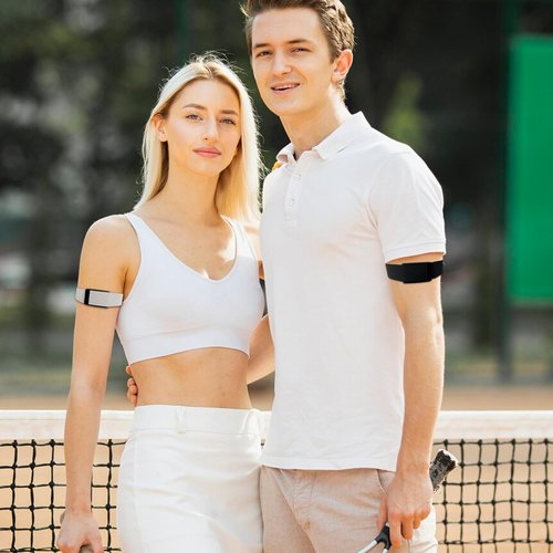 Anpzband 3Packs Bicep/Ankle Band Compatible with Whoop 4.0, 40cm Adjustable Nylon Strap, Breathable Design for Gym/Running/HIIT, Washable & Durable (No U-Shape Frame)