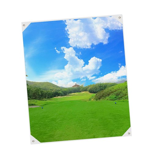 Aosekaa Golf Target Cloth 71”x 59” Hitting Net Replacement Hanging Backstop for Outdoor Backyard, Driving Range