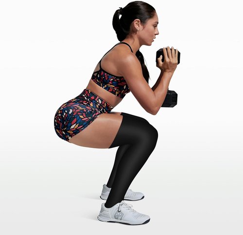 CHARMKING Compression Socks - Knee High Support for Men & Women | 3 Pairs for Running & Cycling