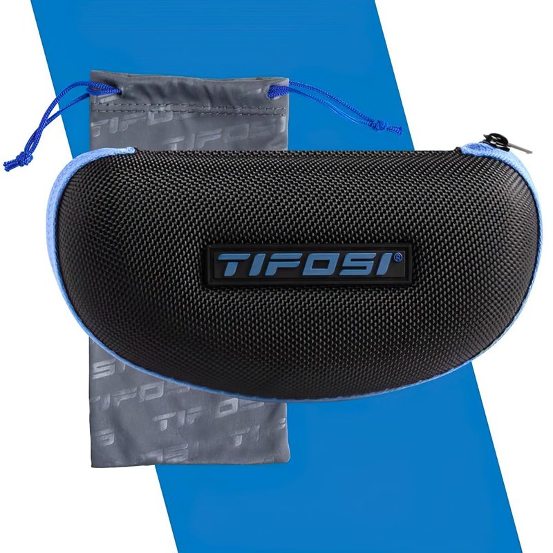 Tifosi Optics Swick Sunglasses Bundle with Case and Eyewear Straps (Brown Fade/Brown)