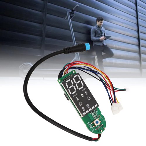 Alomejor Electric Scooter Circuit Board, Data Display and Dual Brake Replacement PCB for Daily Commute Urban Travel commuters