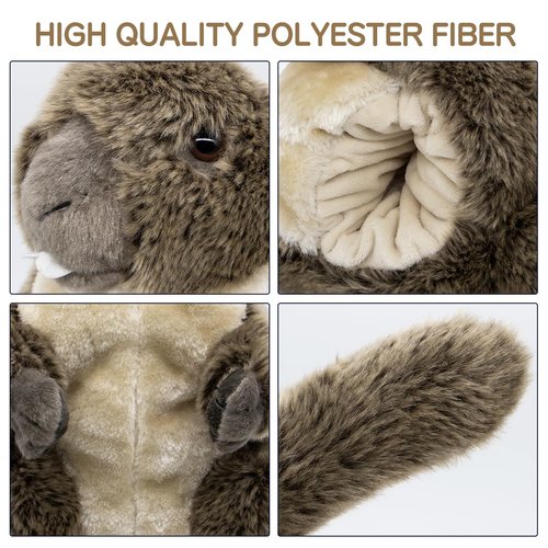 Animal Golf Drivercovers - Lovely Squirrel Golf Headcover for Drivers - 1 Wood Cover Golf Driver Head Cover fits for Callaway Epic, Taylormade M2 M6, Titleist D2 D3 917 Ping, Winter Driver Head Covers