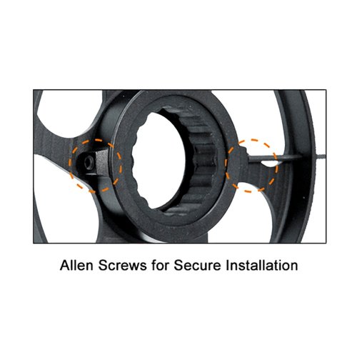 UTG Add-on Index Wheel for Side Wheel AO Scope, 60mm , Black