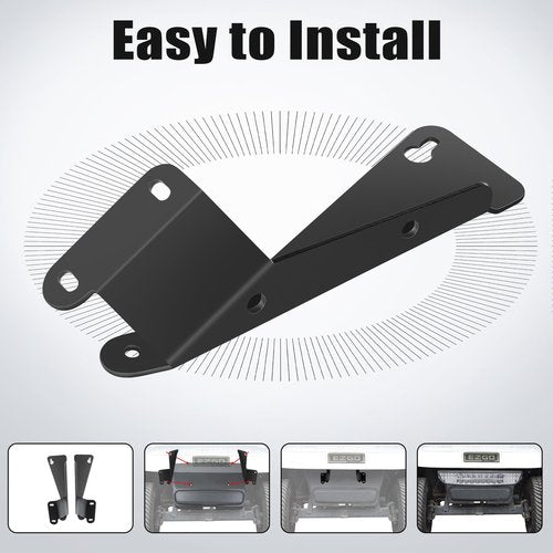 Orle Oko Golf Cart Brackets for EZGO TXT Headlight Bar,LED Golf Carr Light Bar w/ Brackets