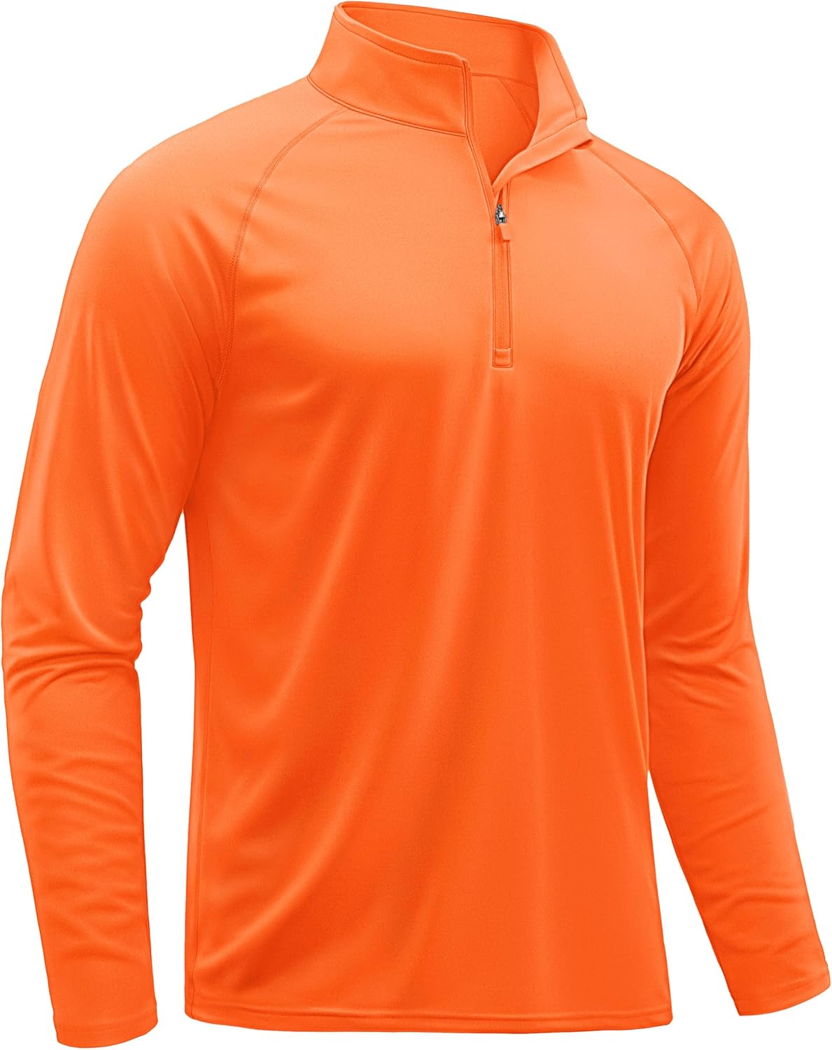 TACVASEN Men's Long Sleeve Athletic Shirt - UPF 50+ Sun Protection 1/4 Zip Pullover for Outdoor Running