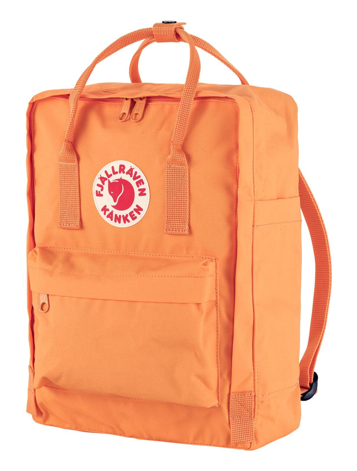 Fjällräven Kanken Backpack - Durable Vinylon Fabric, Water-Resistant, Classic Design - School, Travel, Sunstone Orange