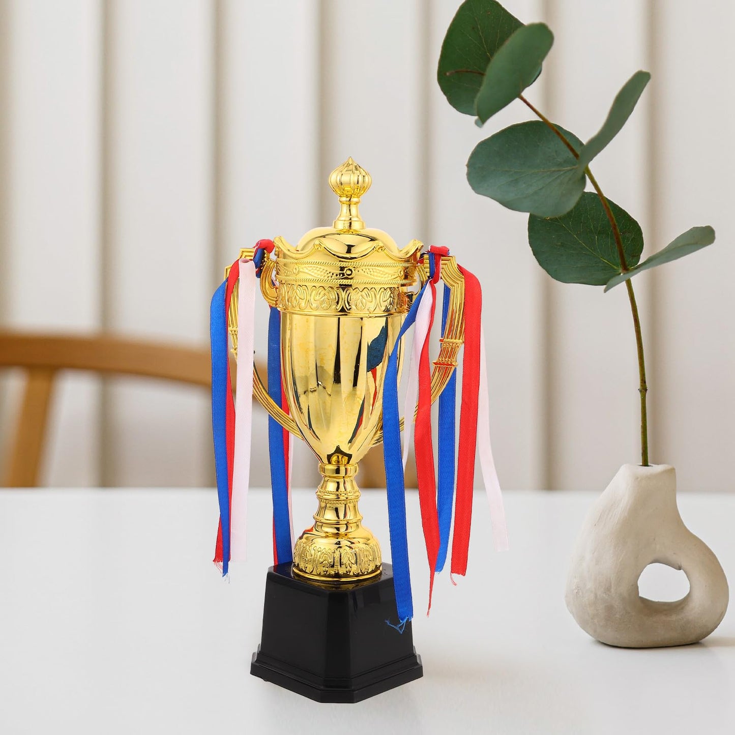 NUOBESTY Gold Sports Trophy Cup 12.59In Award Trophy for Basketball Soccer and Football Competitions Championship for Winners Ceremonies Parties and Team Celebrations