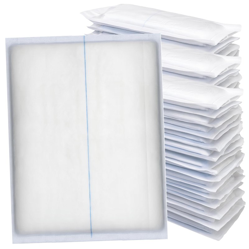 Vakly Sterile ABD Combine Pads 8 x 10 in (48 Pack) – High Absorbency Abdominal Pads, Non-Adherent Post-Op Gauze Dressings for Heavy Drainage & Wound Care, Individually Wrapped