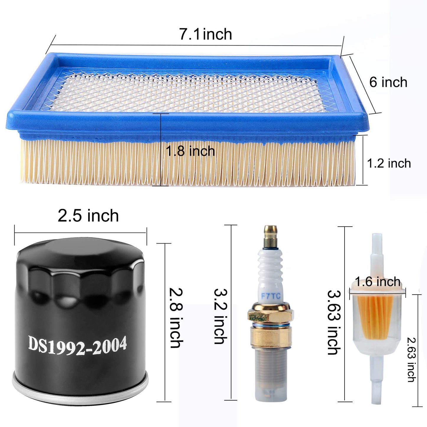 Roykaw Club Car DS Tune Up Kit for 1992-up Gas Golf Cart with FE290 FE350 Engines 1015426, 1016467 41016467, 1013684 1014522 102003201