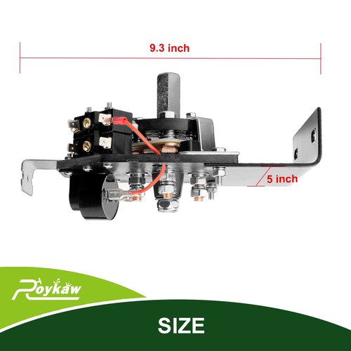 Roykaw EZGO Marathon Forward and Reverse Switch Assembly for 36 Volt Golf Cart 1989-1994.5, Replaces OEM # 25396-G2, 21744-G1
