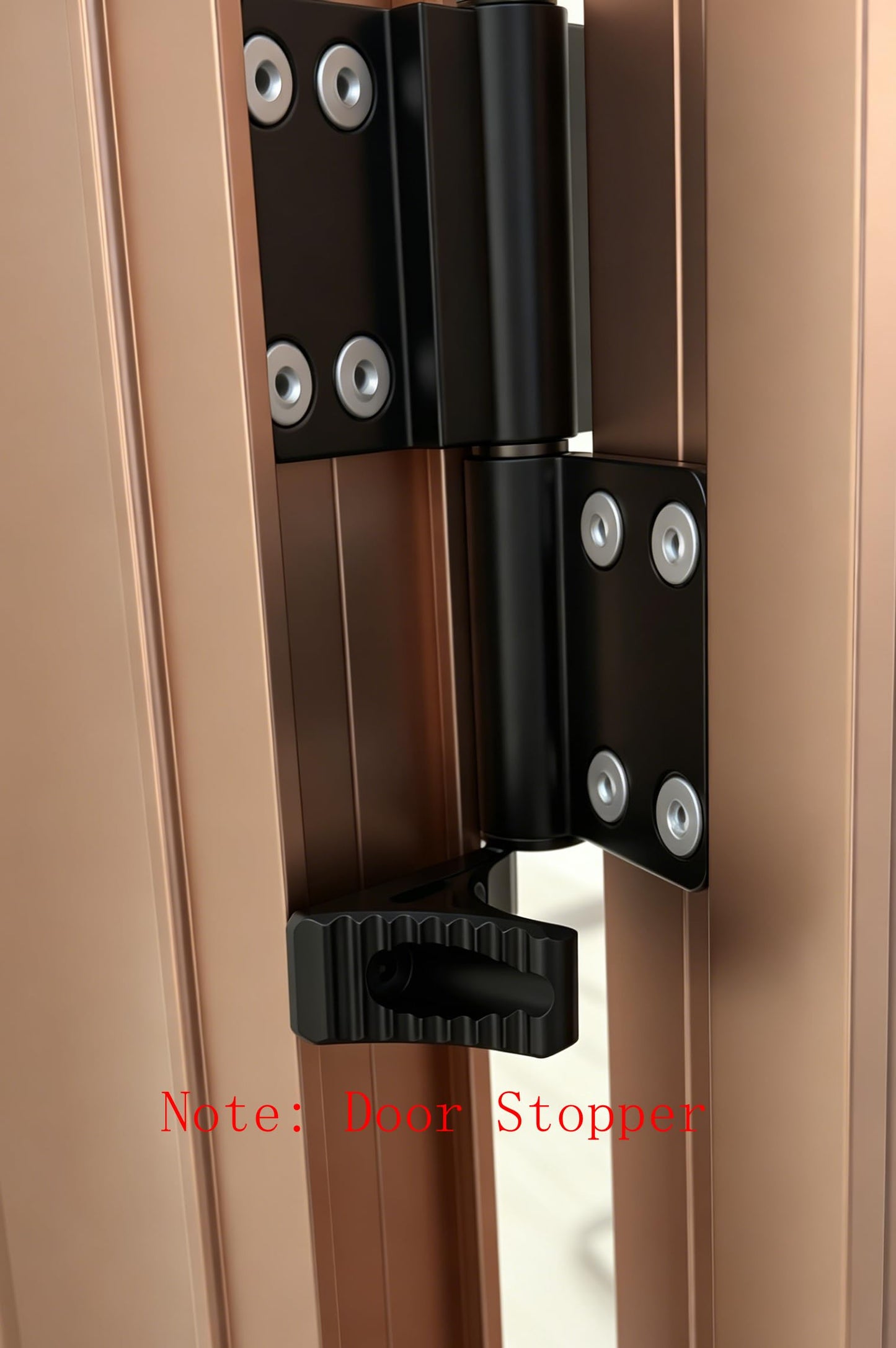 Door Stoppers for M-Door Heavy Duty Out Door Black