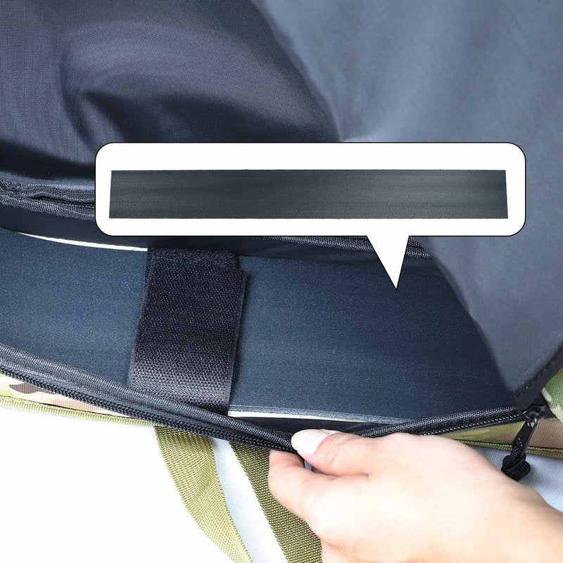 Xomzema 2 Pcs Roll Bar Storage Bag for Ford Bronco Offroad 2/4 Door 2021-2025,Multi-Pockets Cargo Cage Bag Saddlebag Tool Organizer for Waterproof Hiking Camping (Camouflage)