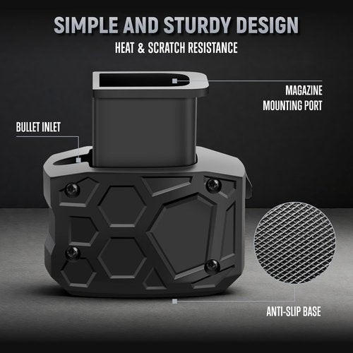 Glock Magazine Speed Loader - Rapid 9mm/.40SW Loader for Glock Models 17-47 | Efficient & Quick Loading