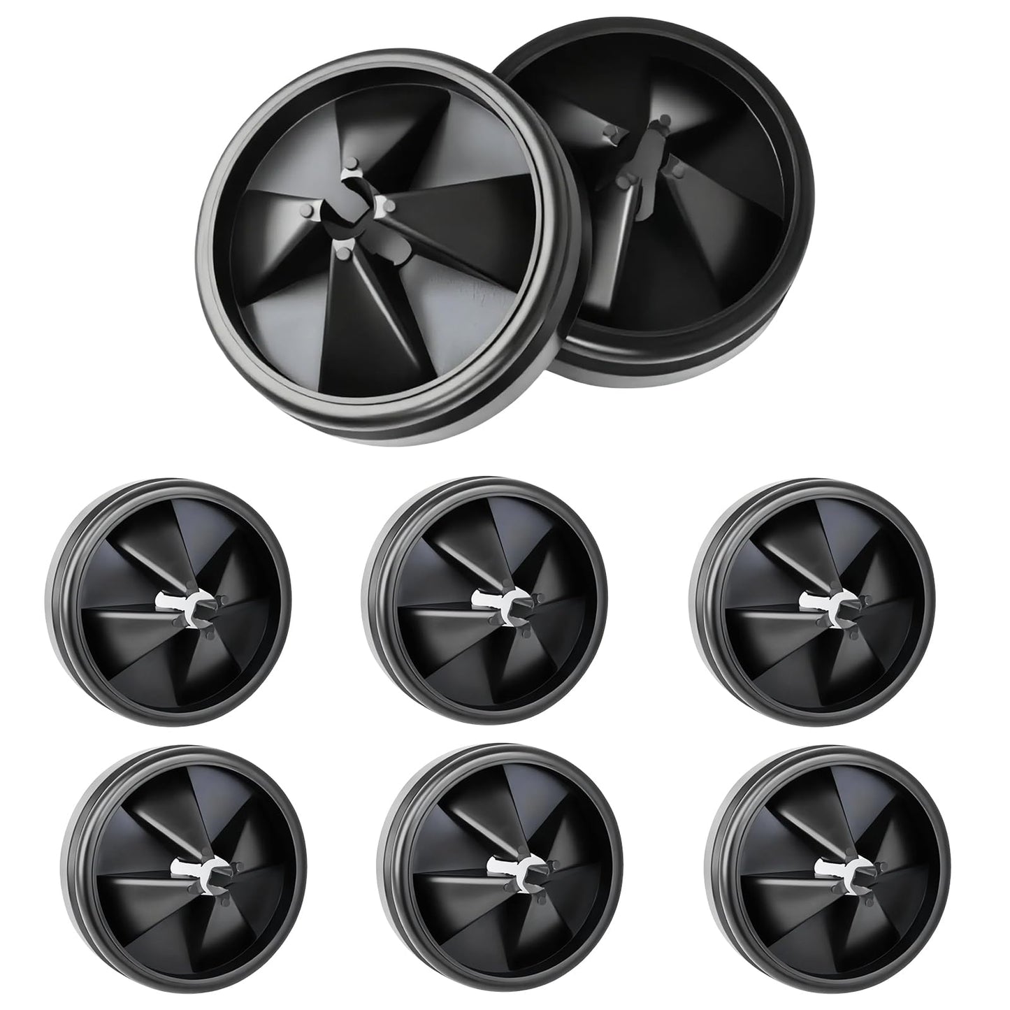 4 Pack 3 3/8 Inch Garbage Disposal Splash Guard - QCB-AM Replacement for InSinkErator Evolution & for Moen Models Silicone Splash Baffle with Noise Reduction, Leak-Proof Drain Protector Accessories