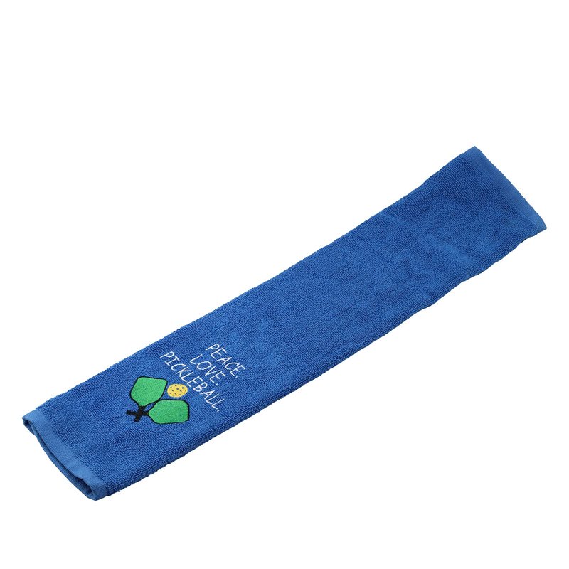 PWHAOO Pickleball Towel Peace Love Pickleball Embroidered Sports Teem Hand Towel Gift for Pickleball Player (Peace Love Pickleball)