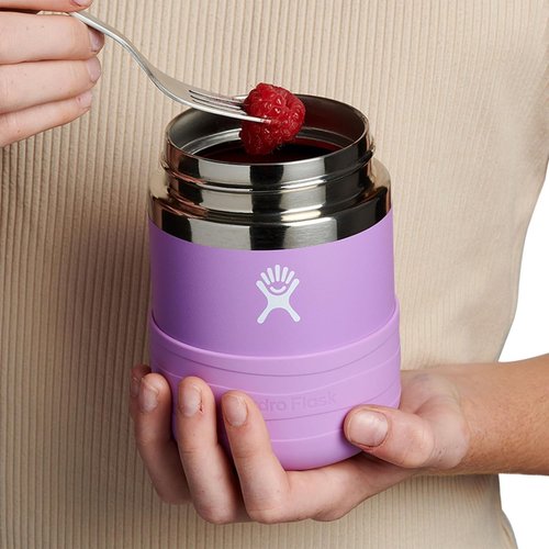 Hydro Flask Insulated Food Container - 12 Oz Snack Jar for Kids & Lunch in Anemone Purple