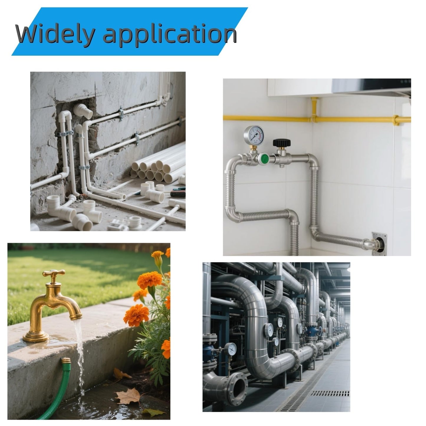 3pcs 3/4'' NPT x 1/2'' NPT Brass Hex Nipple,Brass Reducer 3/4 to 1/2 Adapter Pipe Fitting Reducing Solid Hex Nipple,3/4 male to 1/2 male Reducer Pipe Fitting for Connect Gas Water Pipe Systems