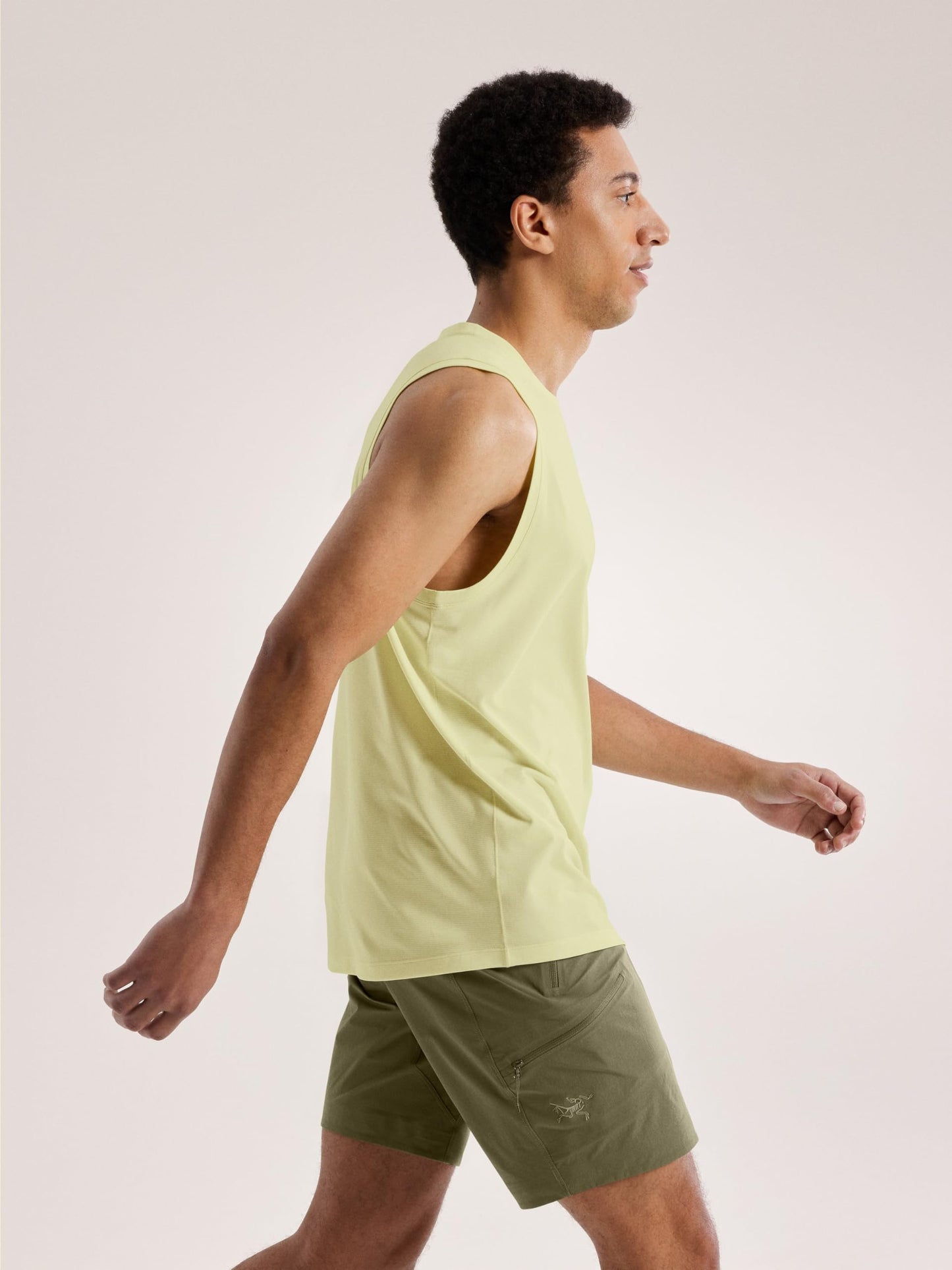 Arc'teryx Cormac Tank Men's | Performance Tank for High-Output Activities - Redesign | Ray Heather, X-Large