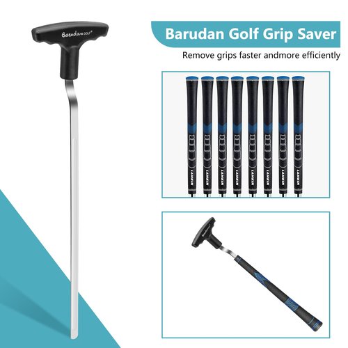 Golf Grip Removal Tool - Black Grip Repair Kits V-Groove Grip Remover Saver for Standard Length Swinging Grips Golf Grip Tool Grip Remover Gripping Tool
