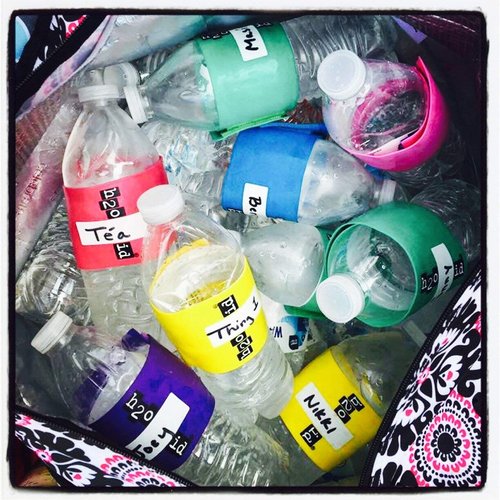 H2O ID 12 Band Multicolor Party Pack Reusable ID Bands Personalize and Label Drinks: Water Bottles, Reusable Bottles & Cups, a Drinking Glass, Beer, Cocktails