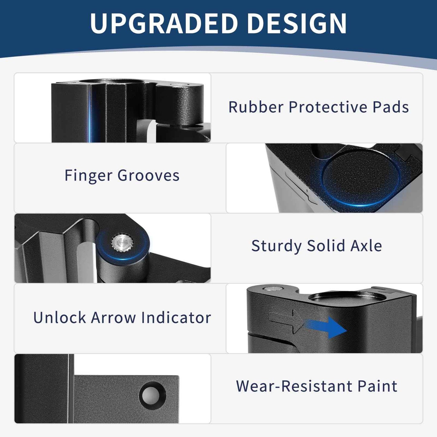 Lvyesea 3Pcs Door Reinforcement Lock, Door Locks for Kids Safety, Door Safety Locks from Inside, Withstand 800lbs Force-Enhance Home Security(Black)