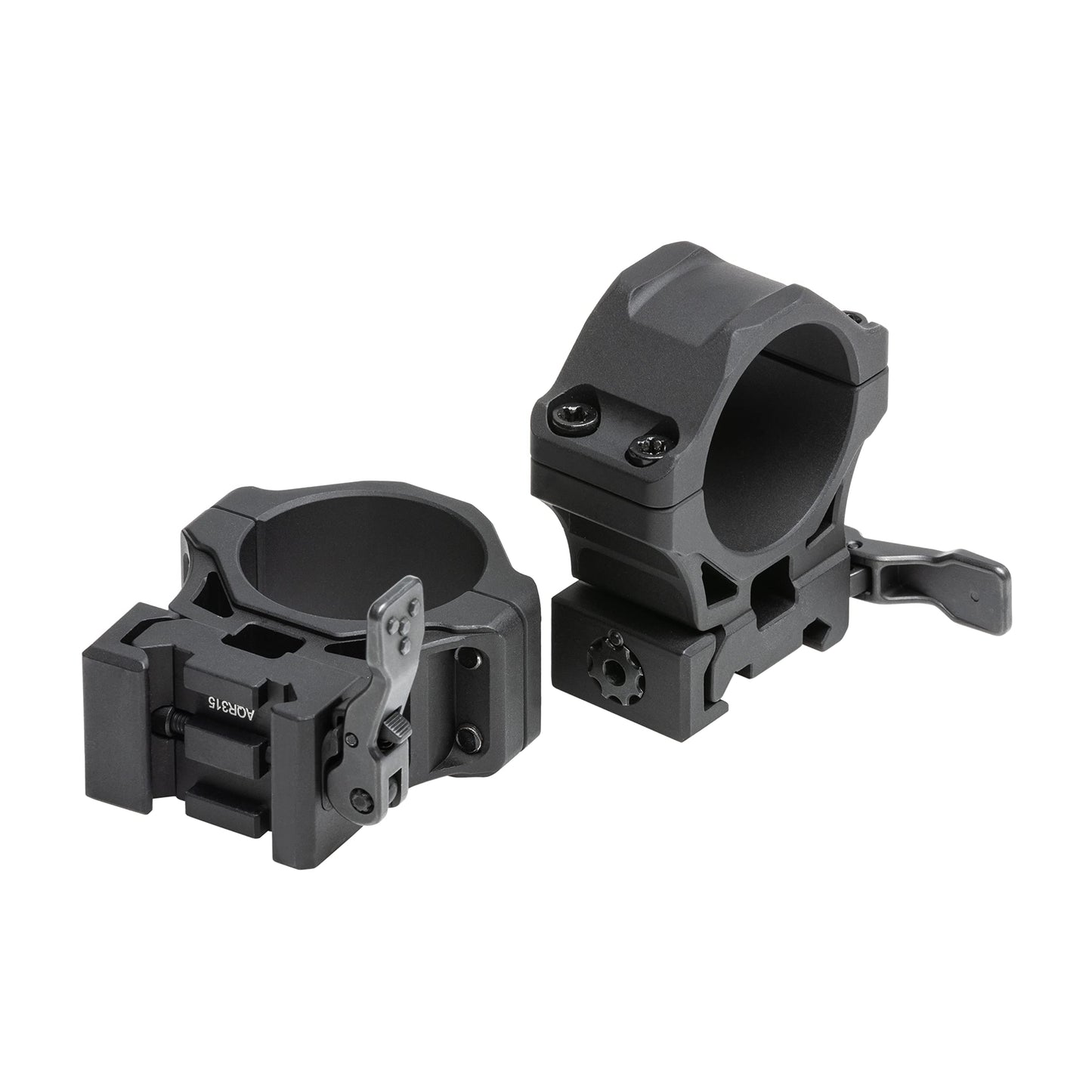 UTG ACCU-SYNC QR 30mm Med. Profile Scope Rings, Picatinny, Black