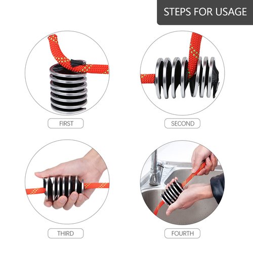 CAMNAL Climbing Rope Cleaning Brush - 360 All-Round Cleaning Tool for Ropes and Clotheslines