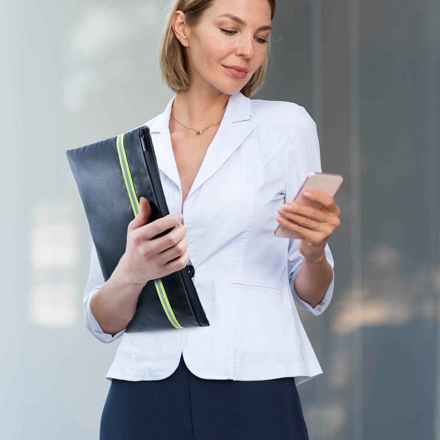 FRECOLSH Fireproof Document Bag – 3 Pack (15" x 11", 13" x 9.7", 10.5" x 8") Fireproof & Water- proof Document Organizer | Document Holder with Zipper Secure for Cash, Passports, Check& More