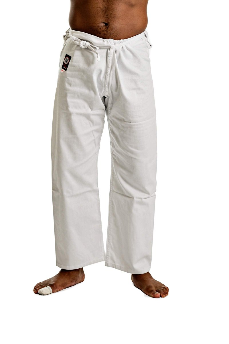 Ronin Pants Middle Weight 100% Cotton (White, 6)
