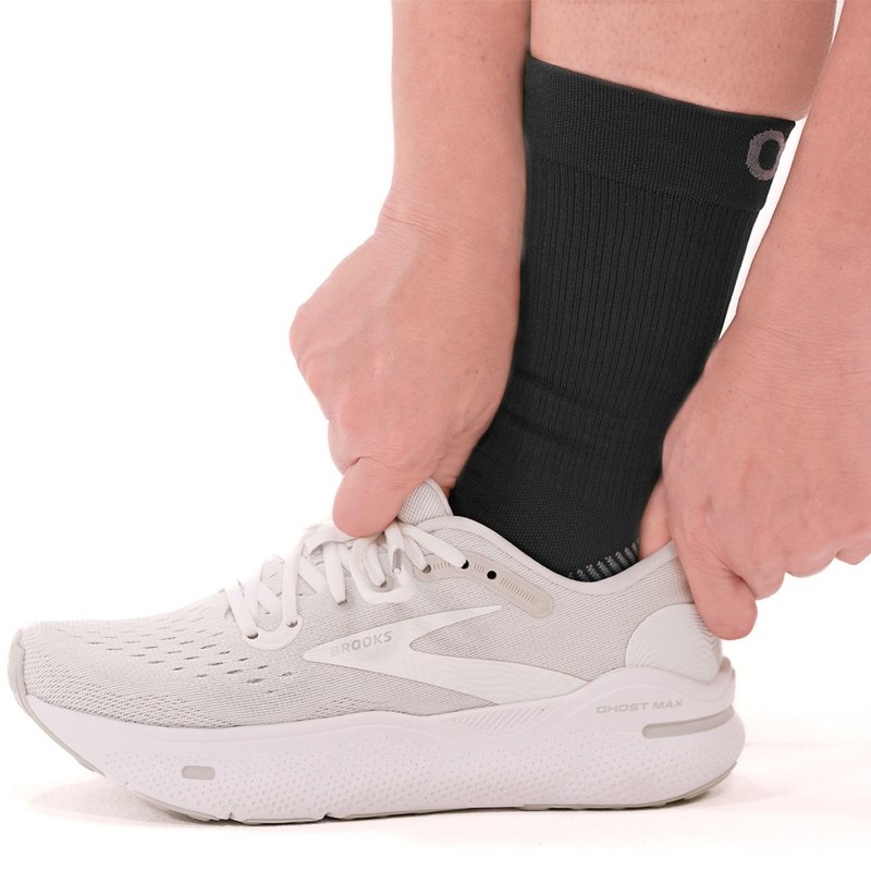 OrthoSleeve Plantar Fasciitis Orthotic Socks helps with plantar fasciitis, heel and arch pain (White, Large)