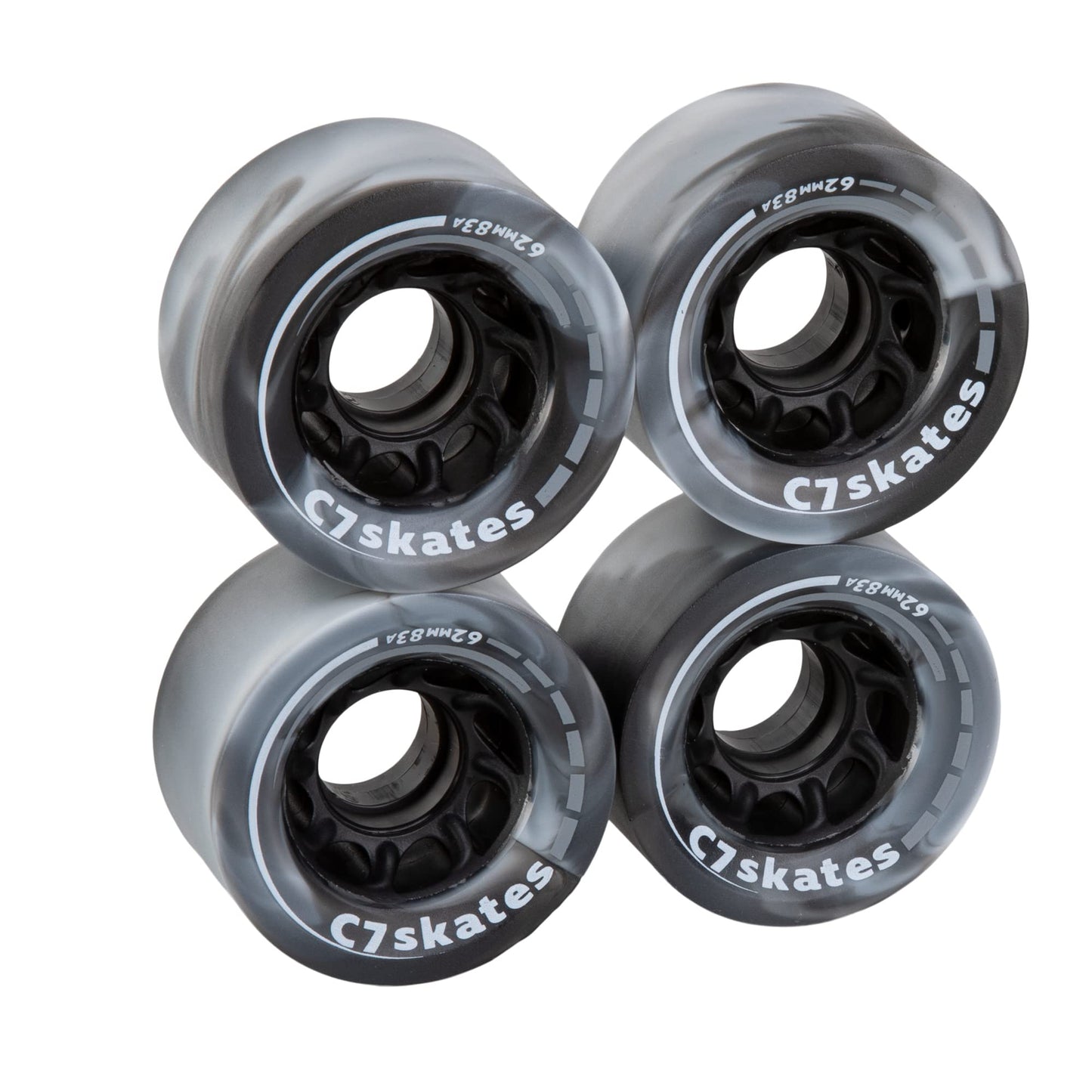 C SEVEN C7skates 62mm Roller Skate Wheels (Midnight Sky)