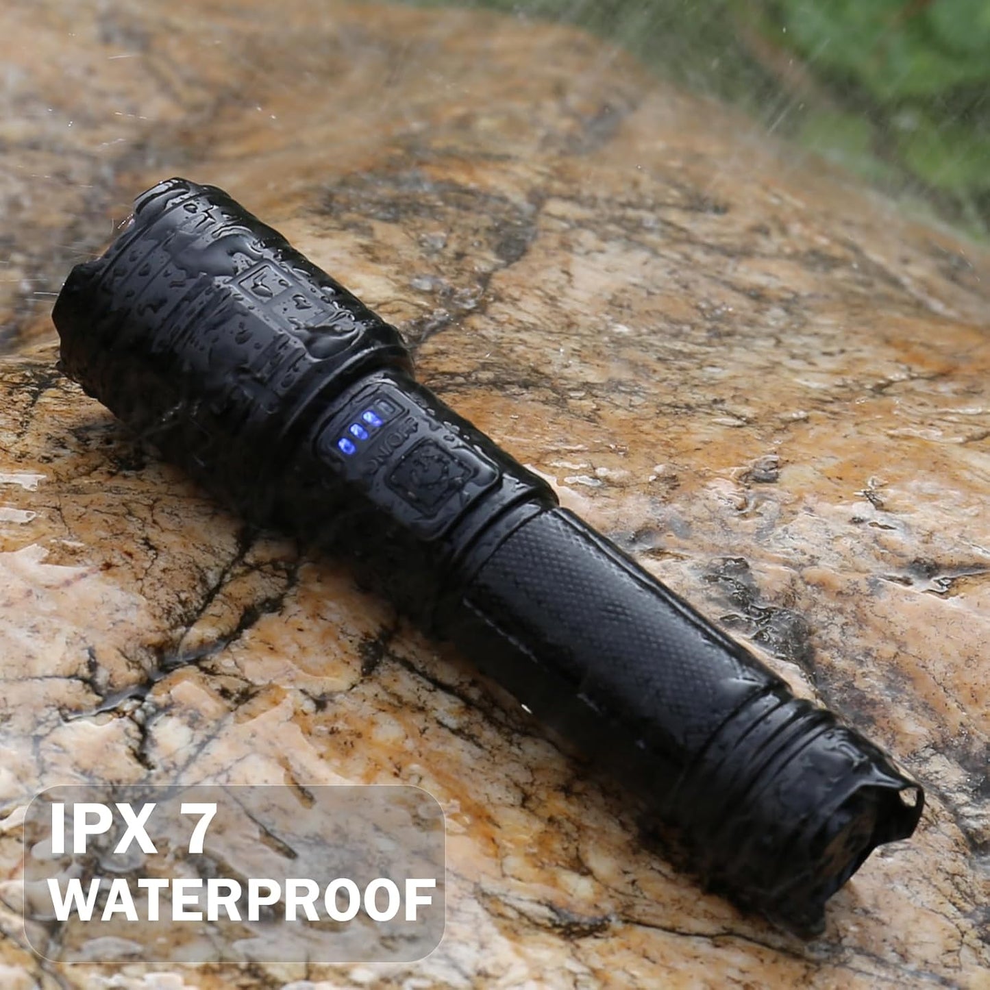 90,000 Lumen Rechargeable LED Flashlights - 2 Pack Super Bright, 5 Modes for Home & Outdoor Use