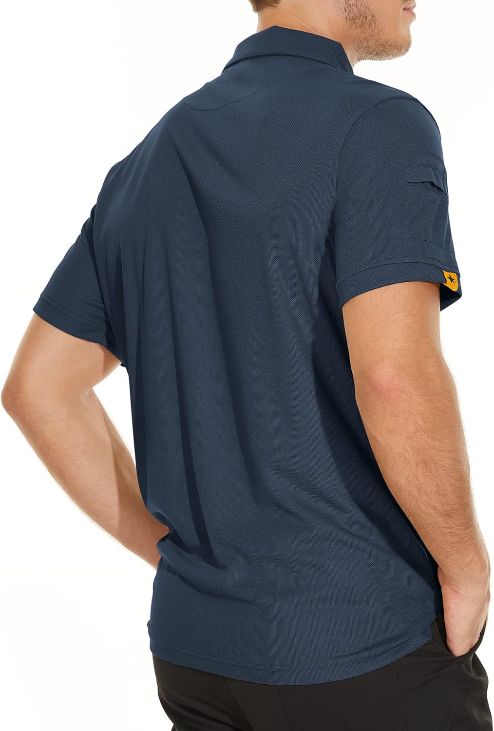 V VALANCH Men's Polo Shirt - Moisture-Wicking Athletic Collared Golf & Tennis Top | Short Sleeve, Stylish Design
